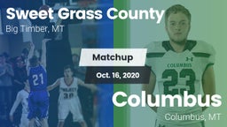 Matchup: Sweet Grass County vs. Columbus  2020