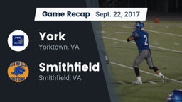 Recap: York  vs. Smithfield  2017