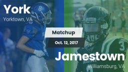 Matchup: York  vs. Jamestown  2017