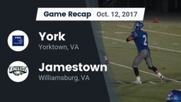 Recap: York  vs. Jamestown  2017