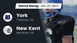 Recap: York  vs. New Kent  2017