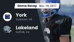 Recap: York  vs. Lakeland  2017