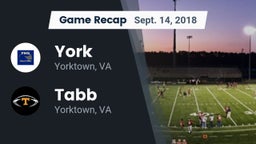 Recap: York  vs. Tabb  2018