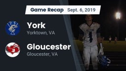 Recap: York  vs. Gloucester  2019