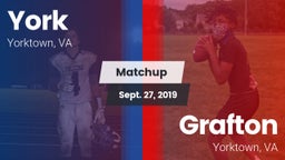 Matchup: York  vs. Grafton  2019