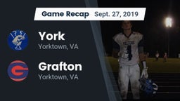 Recap: York  vs. Grafton  2019