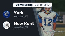 Recap: York  vs. New Kent  2019