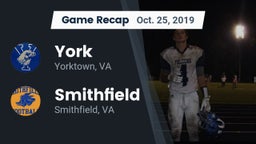 Recap: York  vs. Smithfield  2019