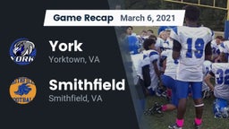 Recap: York  vs. Smithfield  2021