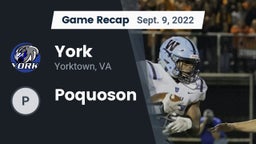 Recap: York  vs. Poquoson 2022