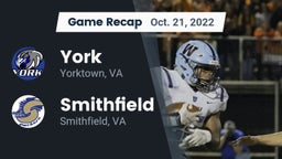 Recap: York  vs. Smithfield  2022
