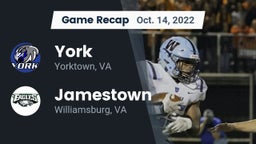 Recap: York  vs. Jamestown  2022