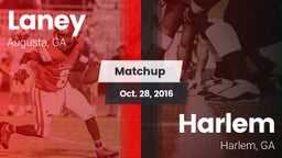 Matchup: Laney  vs. Harlem  2016