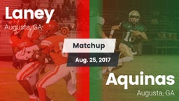 Matchup: Laney  vs. Aquinas  2017