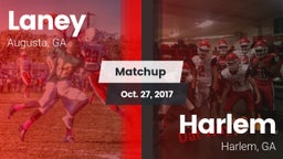 Matchup: Laney  vs. Harlem  2017