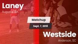 Matchup: Laney  vs. Westside  2018