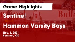 Sentinel  vs Hammon Varsity Boys Game Highlights - Nov. 5, 2021