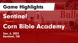 Sentinel  vs Corn Bible Academy  Game Highlights - Jan. 6, 2022