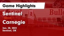 Sentinel  vs Carnegie  Game Highlights - Jan. 28, 2022