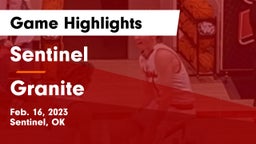 Sentinel  vs Granite  Game Highlights - Feb. 16, 2023