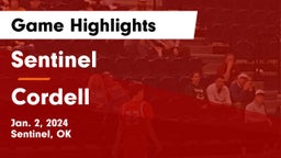 Sentinel  vs Cordell  Game Highlights - Jan. 2, 2024