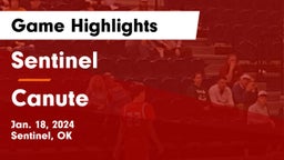 Sentinel  vs Canute  Game Highlights - Jan. 18, 2024