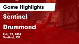 Sentinel  vs Drummond   Game Highlights - Feb. 23, 2024