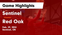Sentinel  vs Red Oak  Game Highlights - Feb. 29, 2024