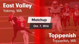 Matchup: East Valley High vs. Toppenish  2016