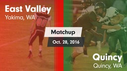 Matchup: East Valley High vs. Quincy  2016