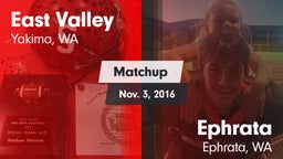 Matchup: East Valley High vs. Ephrata  2016