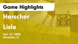 Herscher  vs Lisle  Game Highlights - Jan. 21, 2020