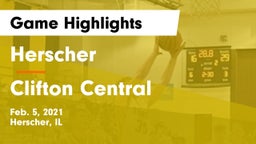 Herscher  vs Clifton Central Game Highlights - Feb. 5, 2021