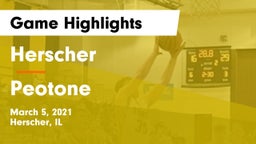 Herscher  vs Peotone  Game Highlights - March 5, 2021