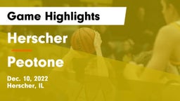 Herscher  vs Peotone  Game Highlights - Dec. 10, 2022