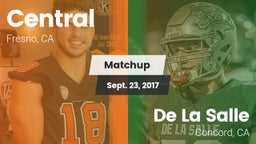 Matchup: Central  vs. De La Salle  2017