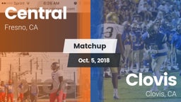 Matchup: Central  vs. Clovis  2018