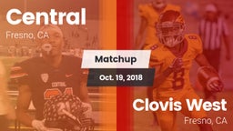 Matchup: Central  vs. Clovis West  2018