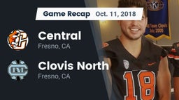 Recap: Central  vs. Clovis North  2018