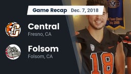 Recap: Central  vs. Folsom  2018