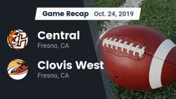 Recap: Central  vs. Clovis West  2019