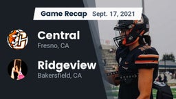 Recap: Central  vs. Ridgeview  2021