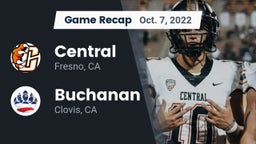 Recap: Central  vs. Buchanan  2022