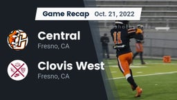 Recap: Central  vs. Clovis West  2022