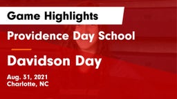 Providence Day School vs Davidson Day Game Highlights - Aug. 31, 2021