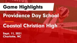 Providence Day School vs Coastal Christian High Game Highlights - Sept. 11, 2021