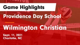 Providence Day School vs Wilmington Christian Game Highlights - Sept. 11, 2021