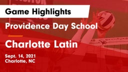 Providence Day School vs Charlotte Latin  Game Highlights - Sept. 14, 2021