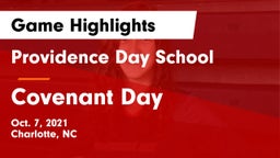 Providence Day School vs Covenant Day  Game Highlights - Oct. 7, 2021