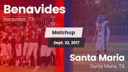 Matchup: Benavides High vs. Santa Maria  2017